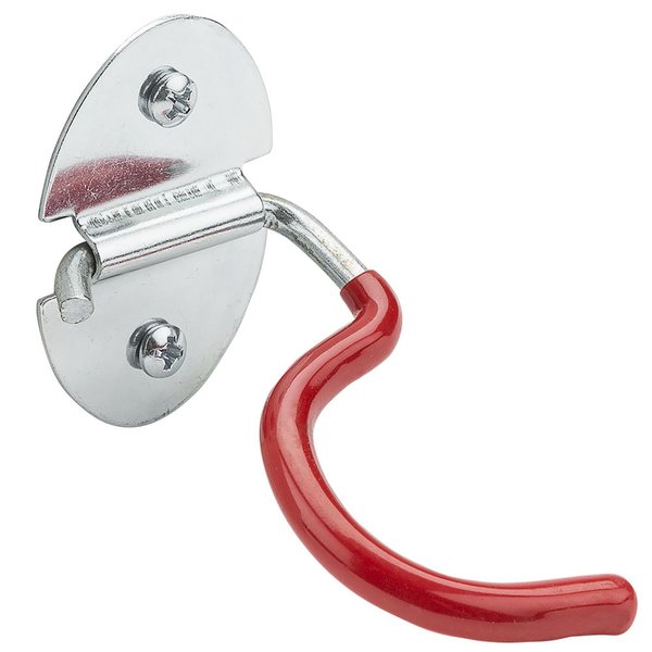 National Hardware 2.5 in. L Vinyl Coated Red Steel Broom/Tool Hook 15 lb. cap. , 2PK N112-020